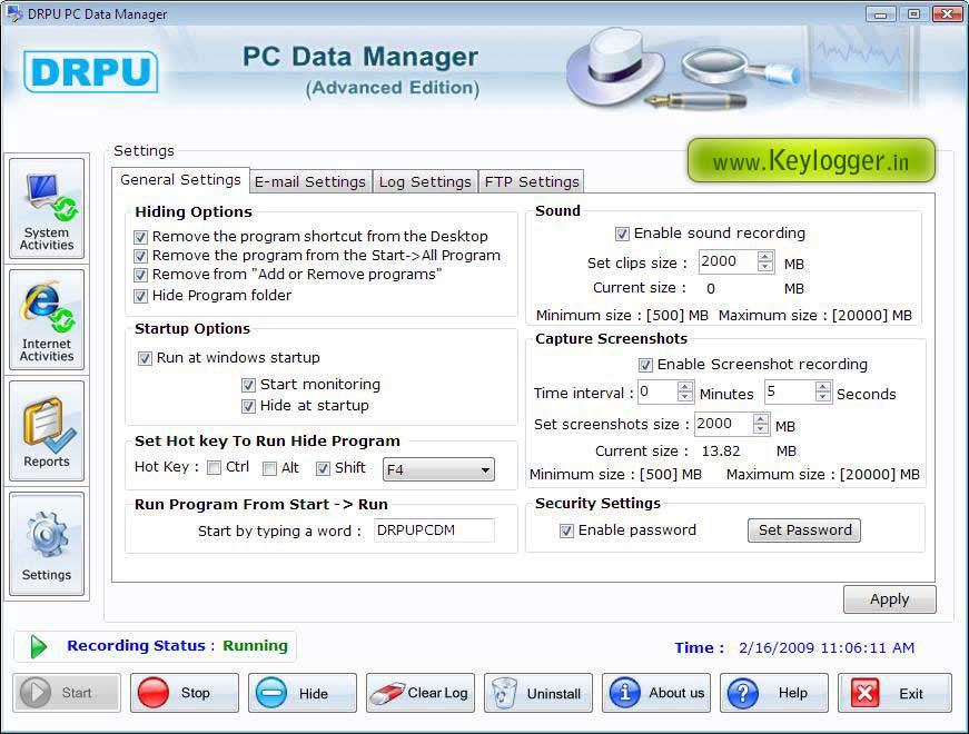 Télécharger un Keylogger 5.4.1.1