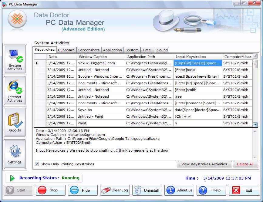 Screenshot of Remote Monitoring Software 4.0.1.5