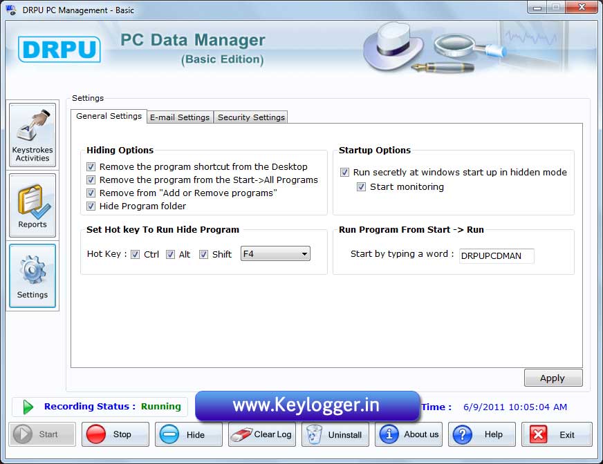 Screenshot of T?l?charger Key Logger