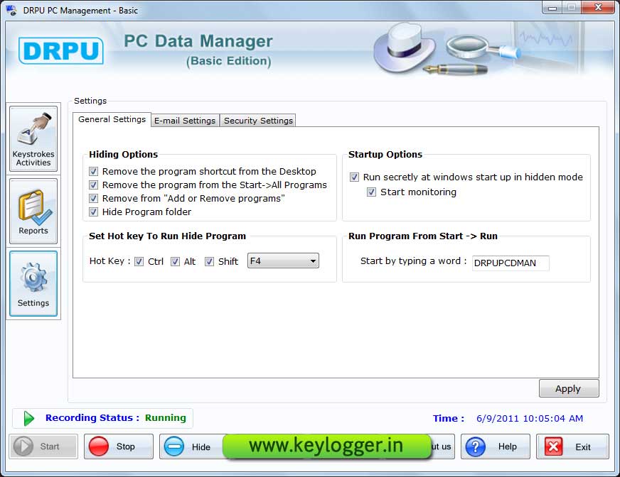 Screenshot of Software De Monitoreo