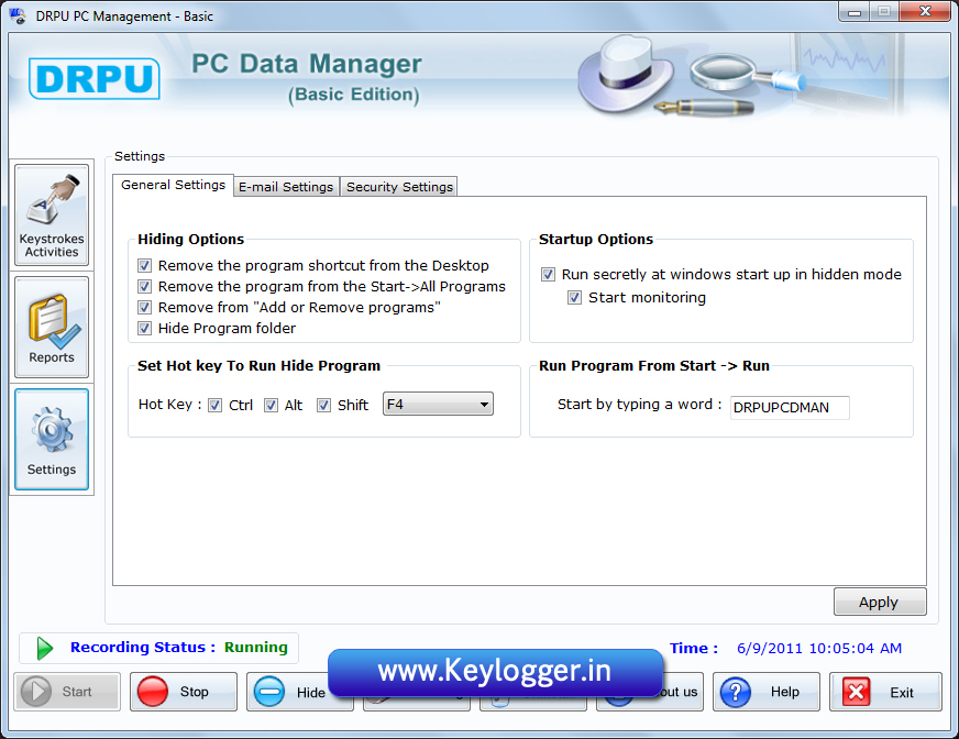 Screenshot of Keylogger Para Baixar