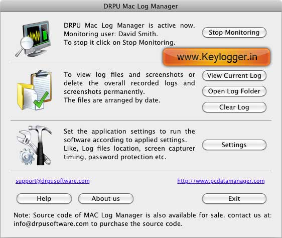 Screenshot of Keylogger Gratis