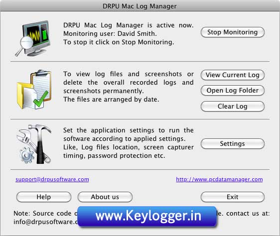 Screenshot of Scarica Keylogger